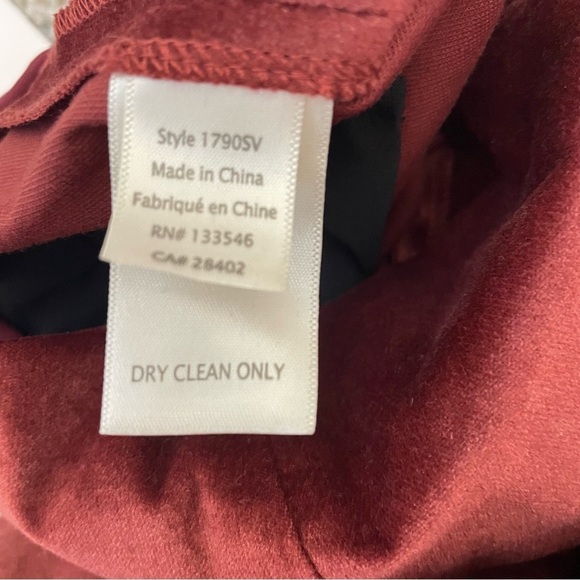 Ecru Womens 4 Varick Slim Bootcut Trouser Work Wear Dress Pants Red NWT - Picture 7 of 9